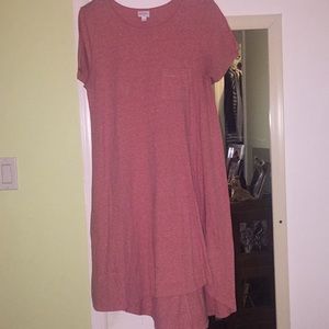 Red Lula roe dress never worn brand new